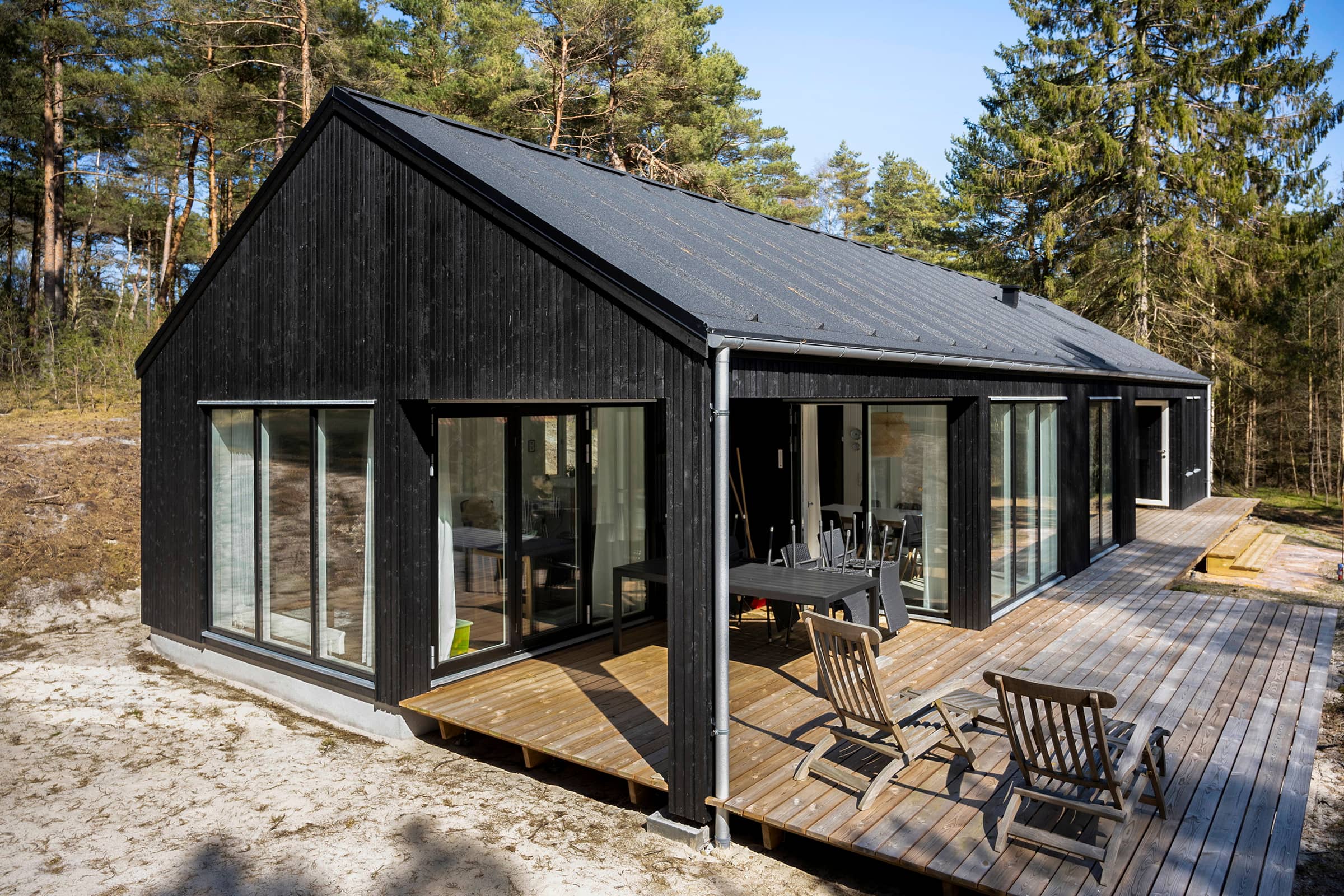 Arkitekttegnet sommerhus på Bornholm billede 2