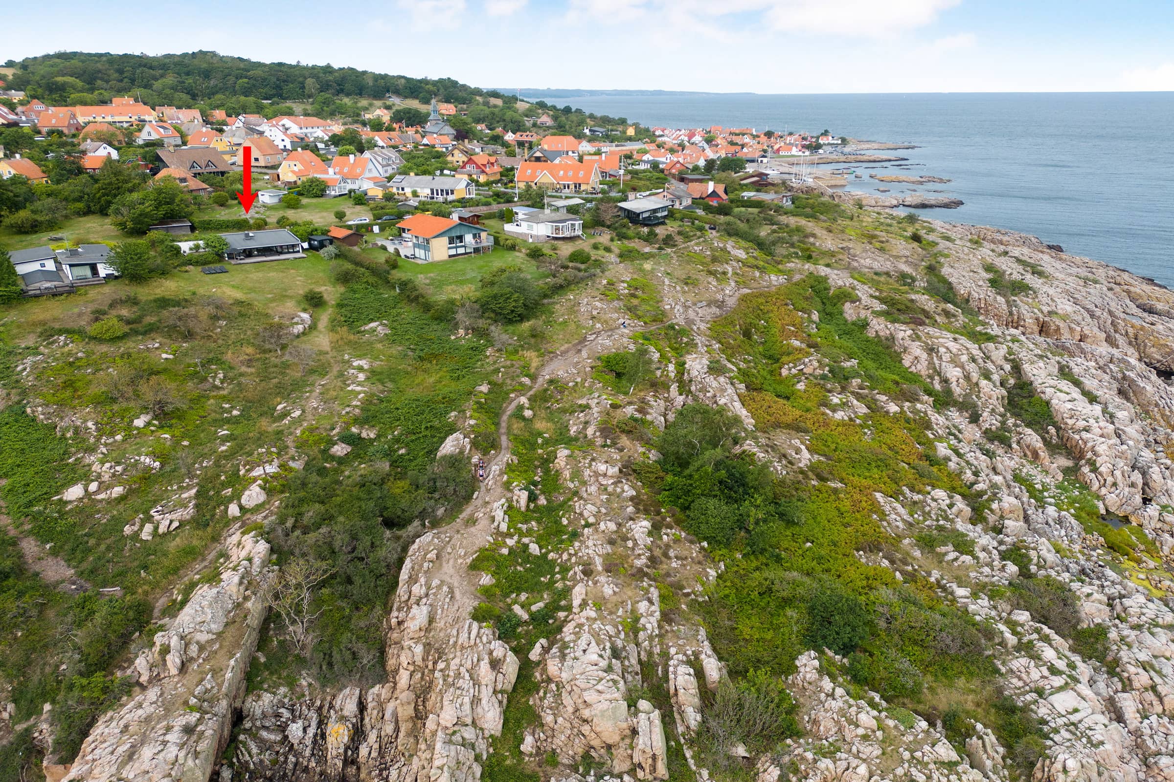 Arkitekttegnet sommerhus med havudsigt billede 3
