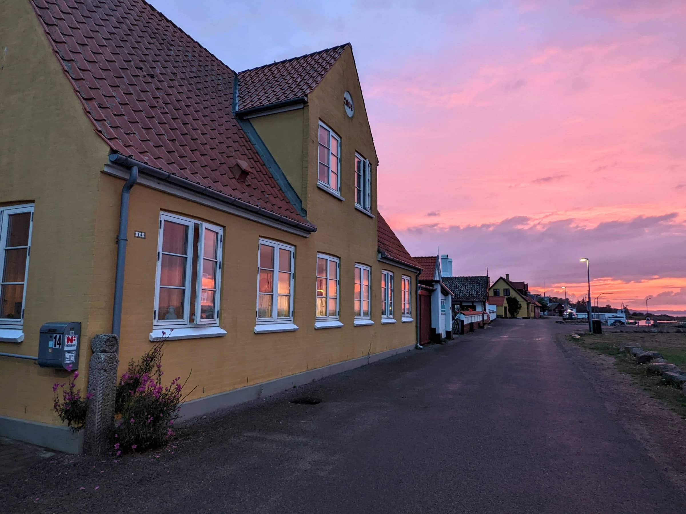 Idyllisk boglig, panoramisk havudsigt, Bornholm billede 2