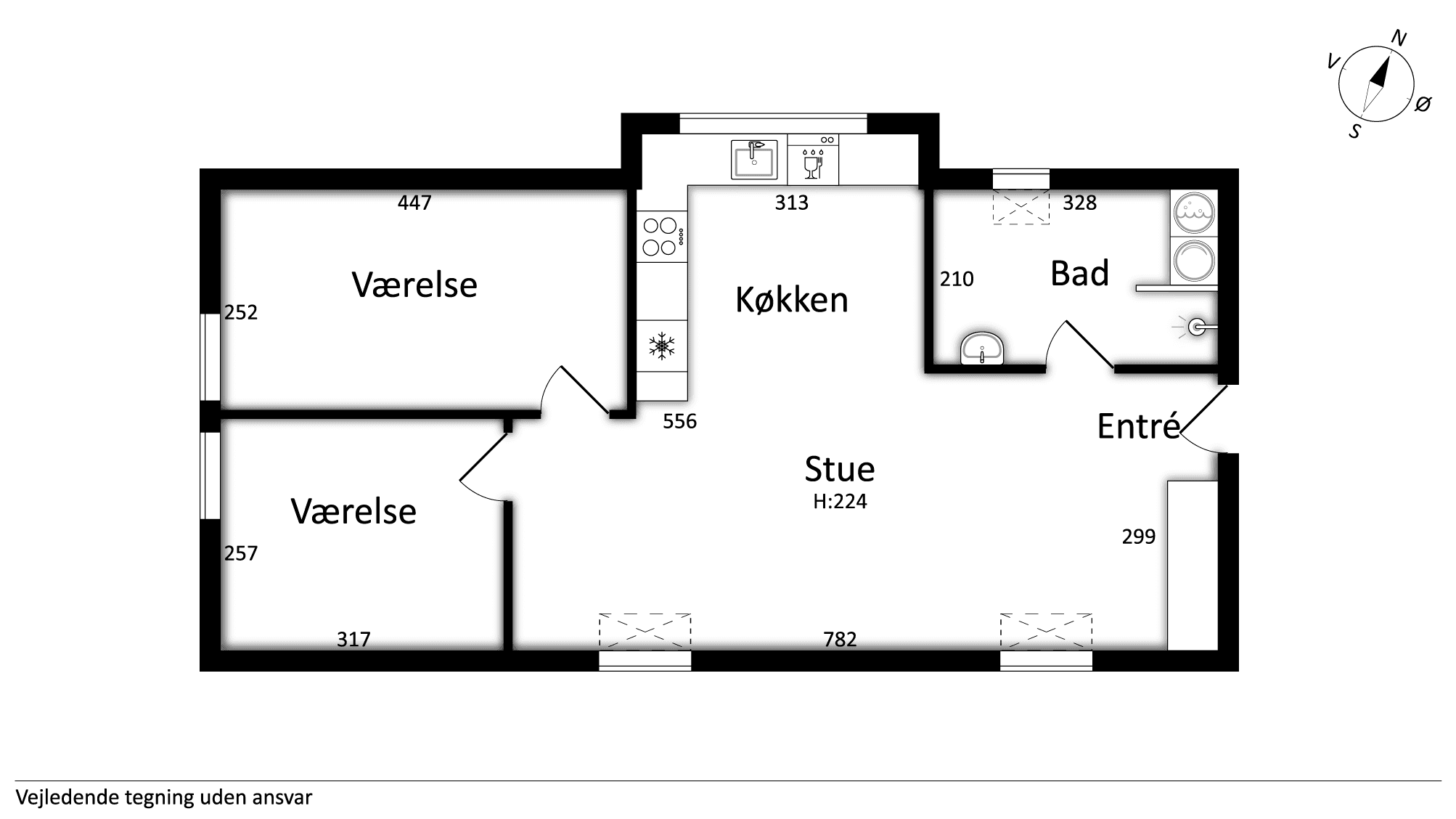 Moderne ferielejlighed  med hyggelige rammer billede 2