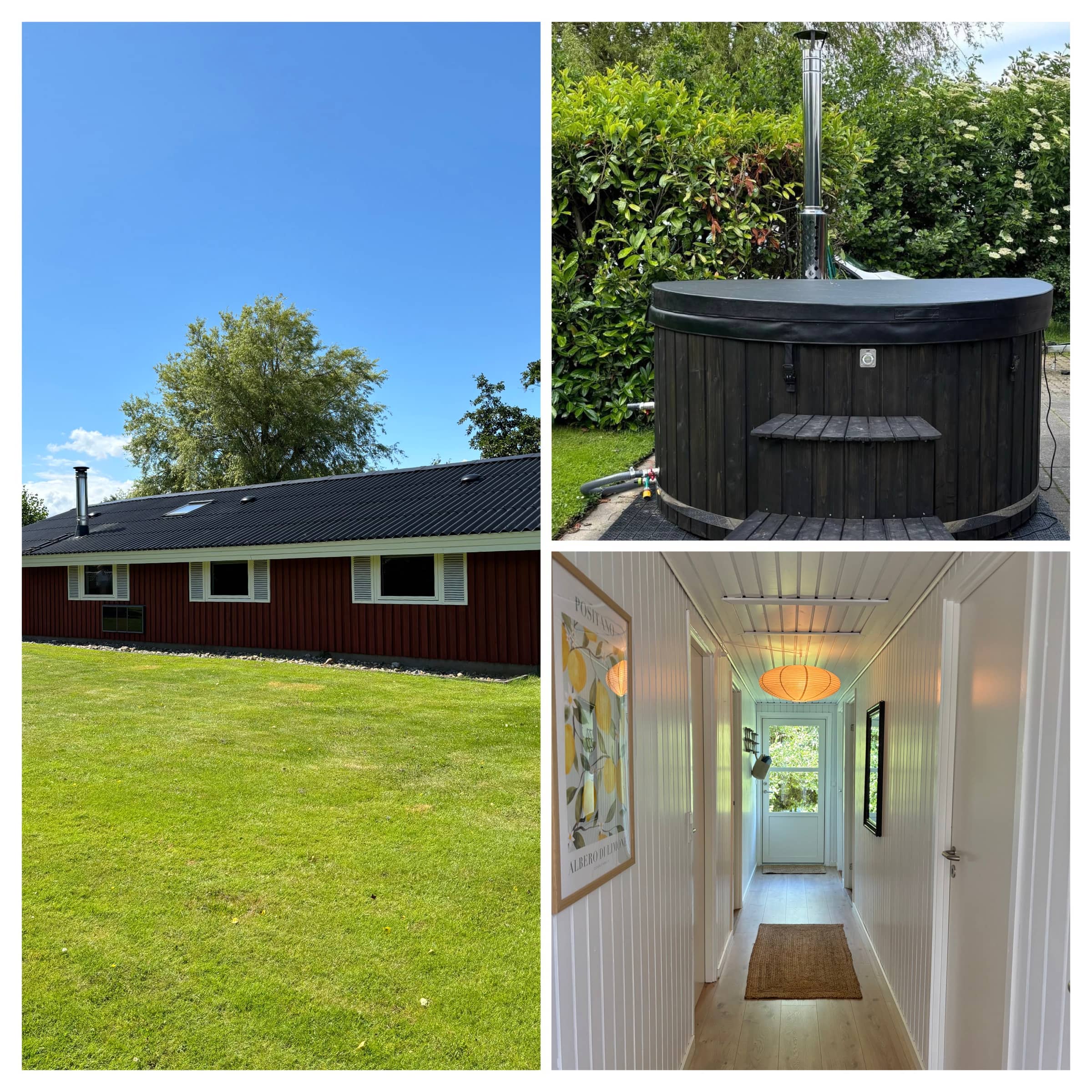 Hyggeligt sommerhus med vildmarksbad nær strand billede 2