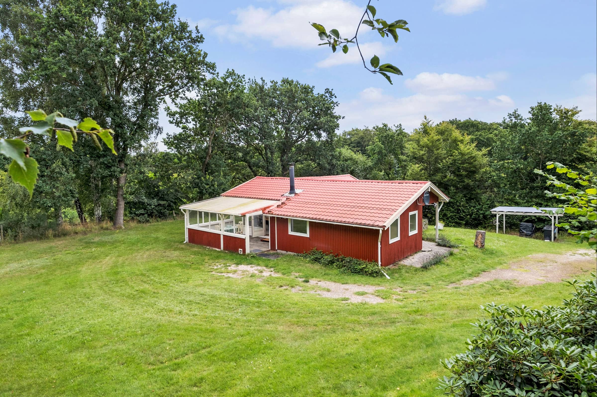 Svensk inspireret med dejlig skov som nabo billede 2