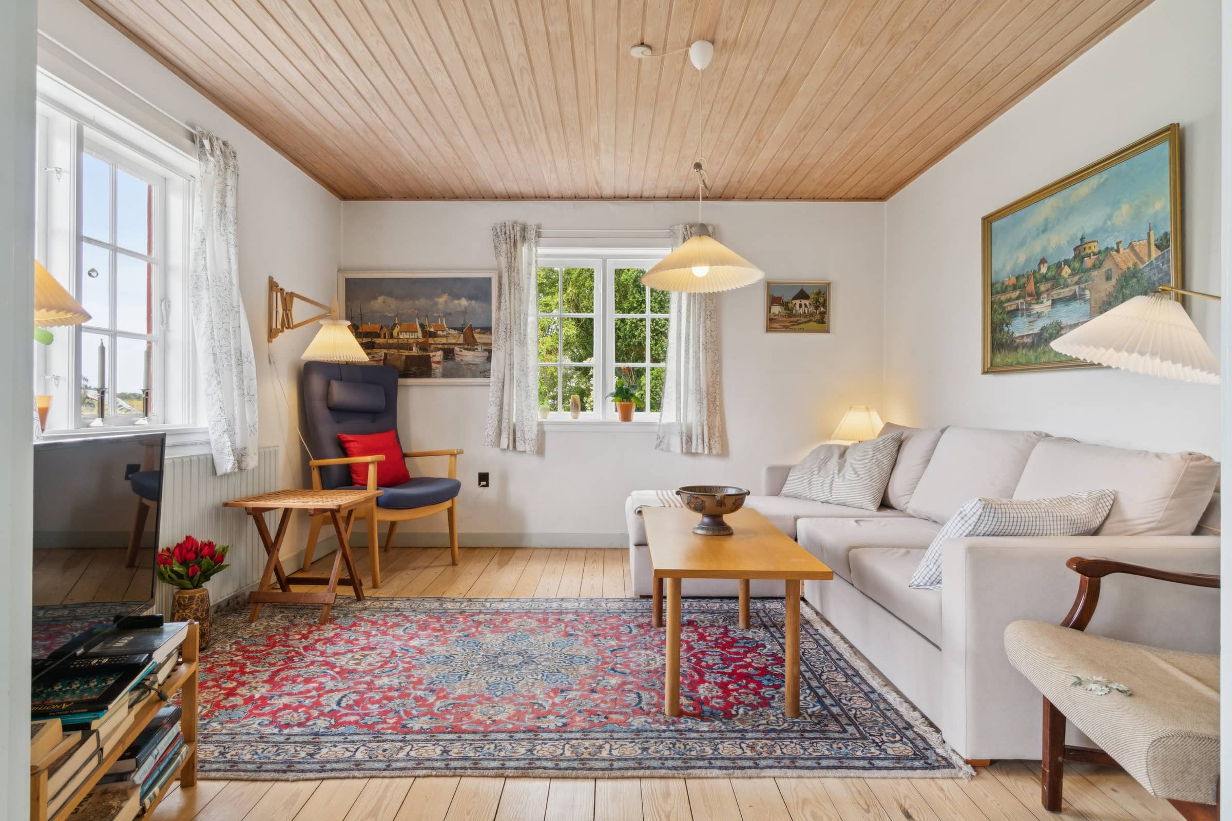 Familieferie nær strand, by og natur billede 2
