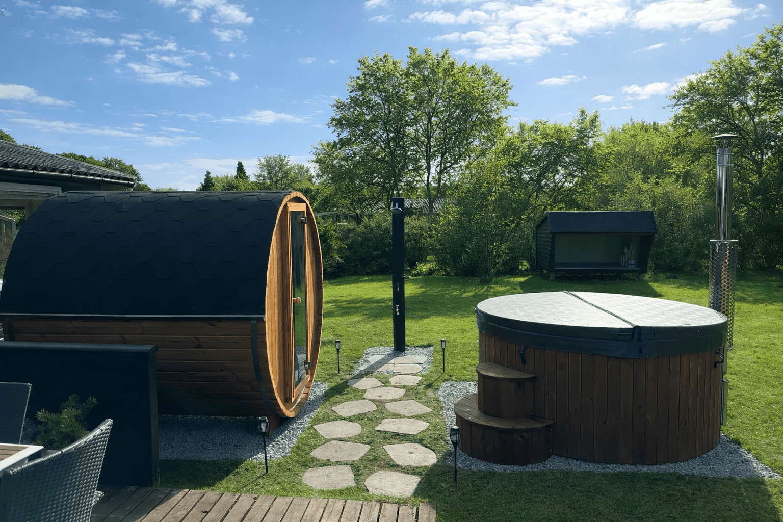 Sommerhusidyl med udesauna og vildmarksbad billede 5
