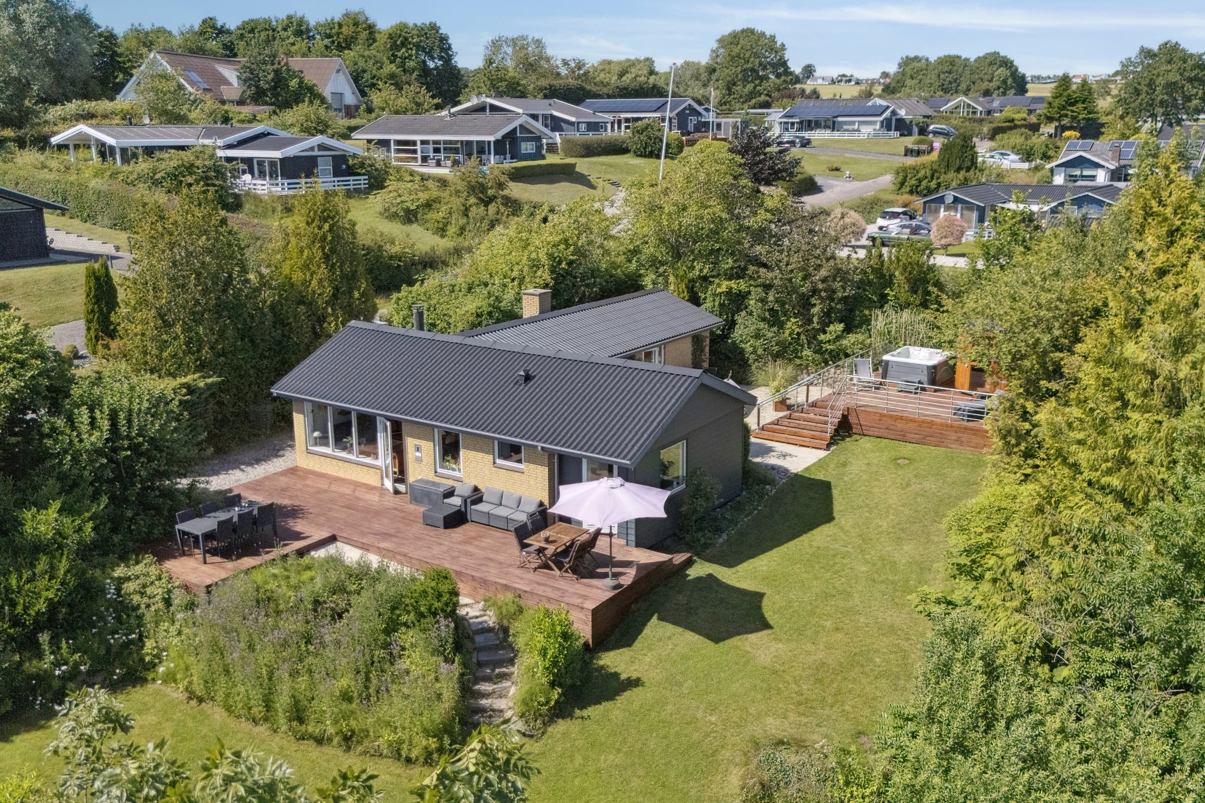 Sommerhus med spa, sauna og havudsigt - billede 1