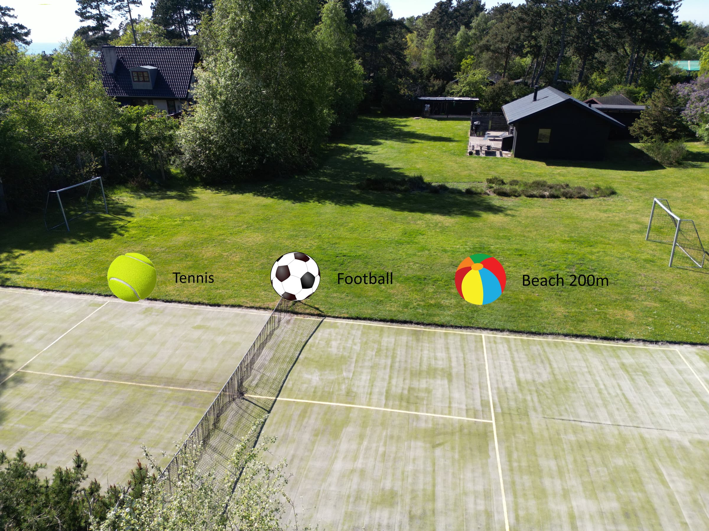 Unikt feriested med tennisbane den aktive familie - billede 1